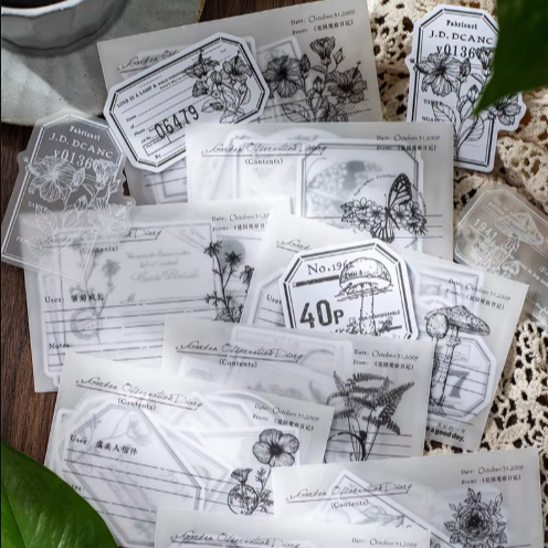Journal Stickers (Garden Observation Diary Series)