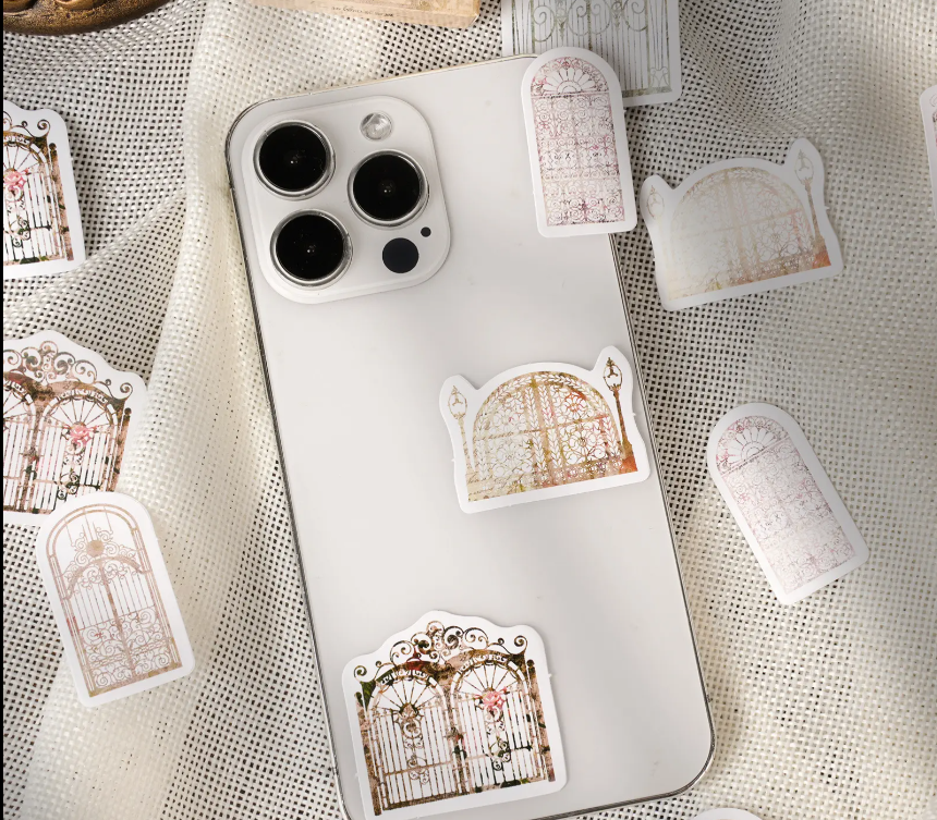 Flower Window Journal Stickers
