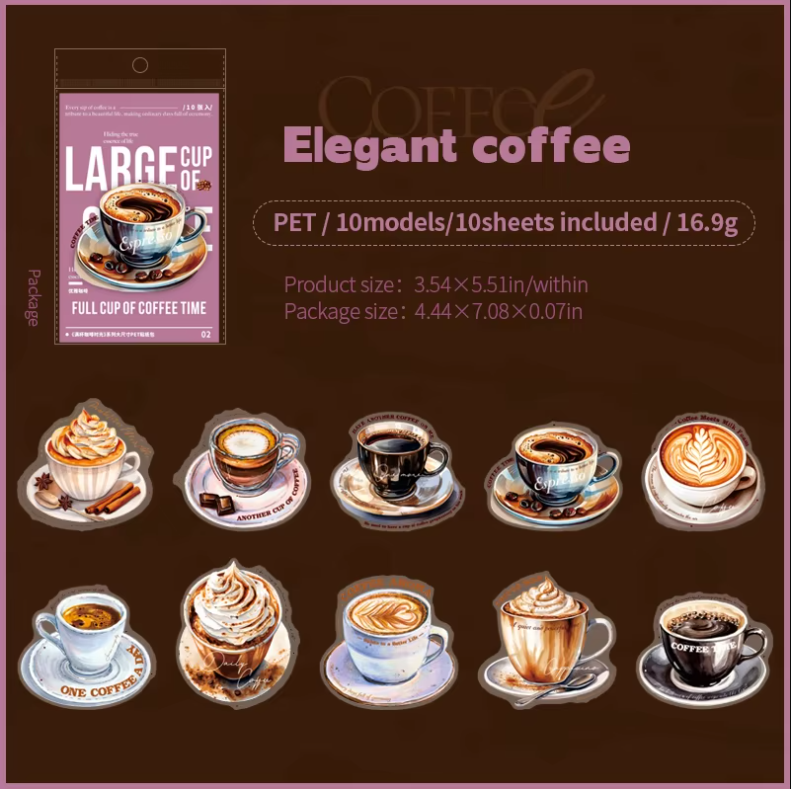 Coffee Break Series stickers