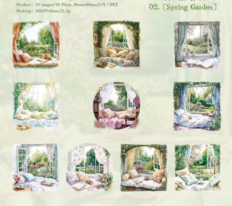 Window Scenery Stickers
