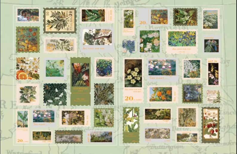Stamp Collection Vintage