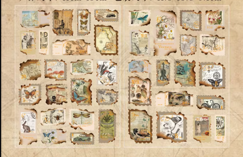 Stamp Collection Vintage