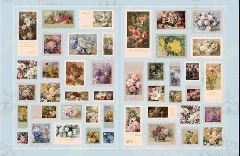 Stamp Collection Vintage