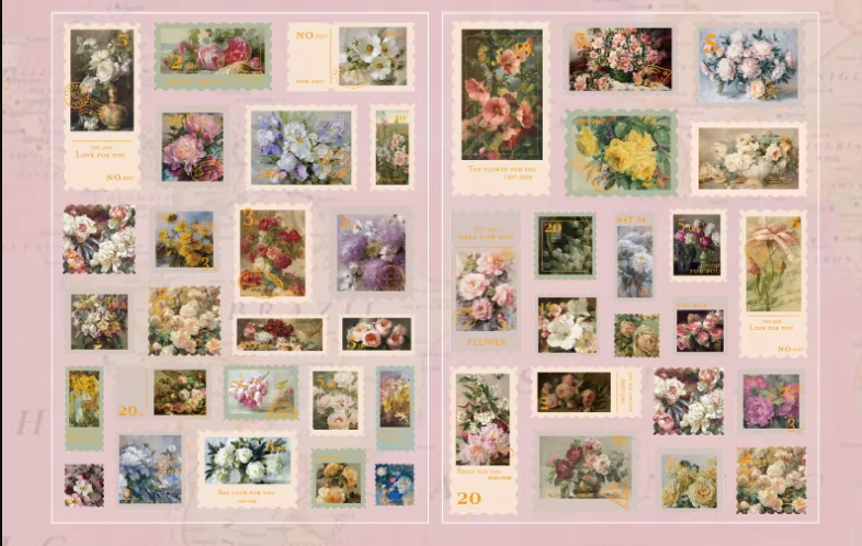 Stamp Collection Vintage